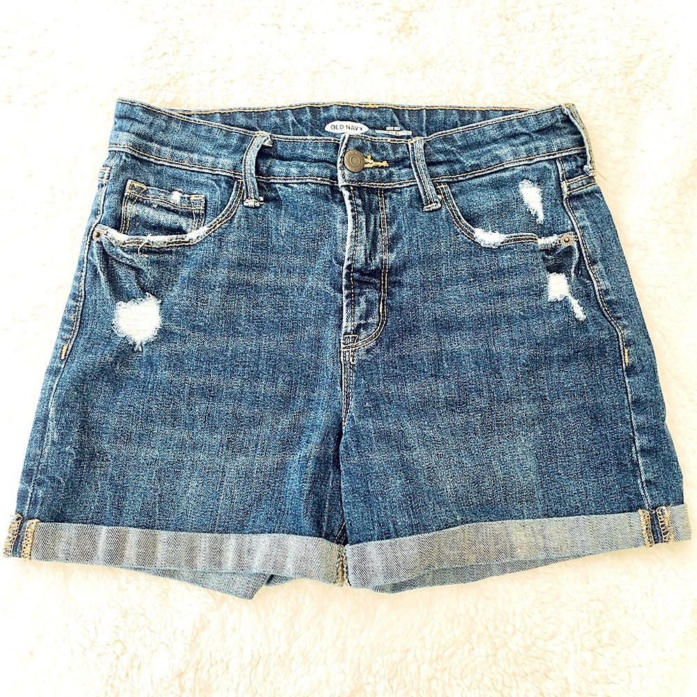 Old Navy High Rise Secret Slim Pockets Cuffed / size 4